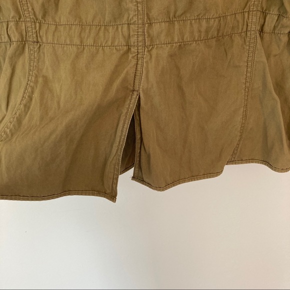 Loft Utility Jacket Army Green Drawstring Waist - Picture 7 of 11